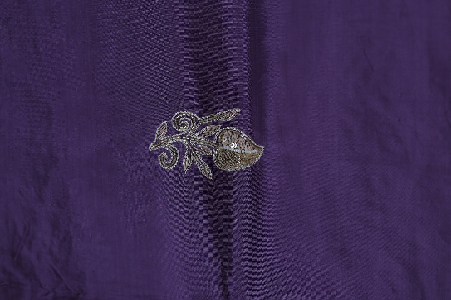 Zari-E-Zehra – Purple Glory in Handcrafted Zardosi