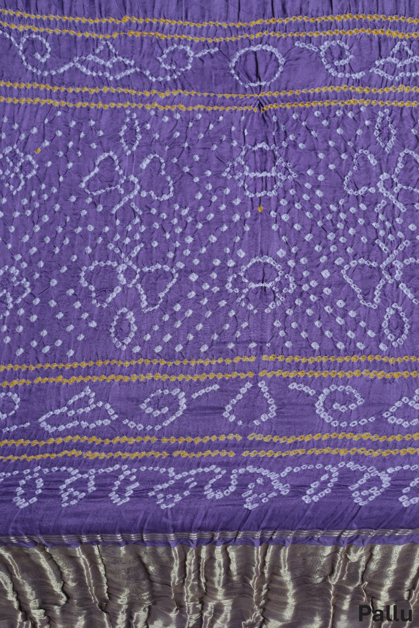 Pure Gaji Silk Bandhni