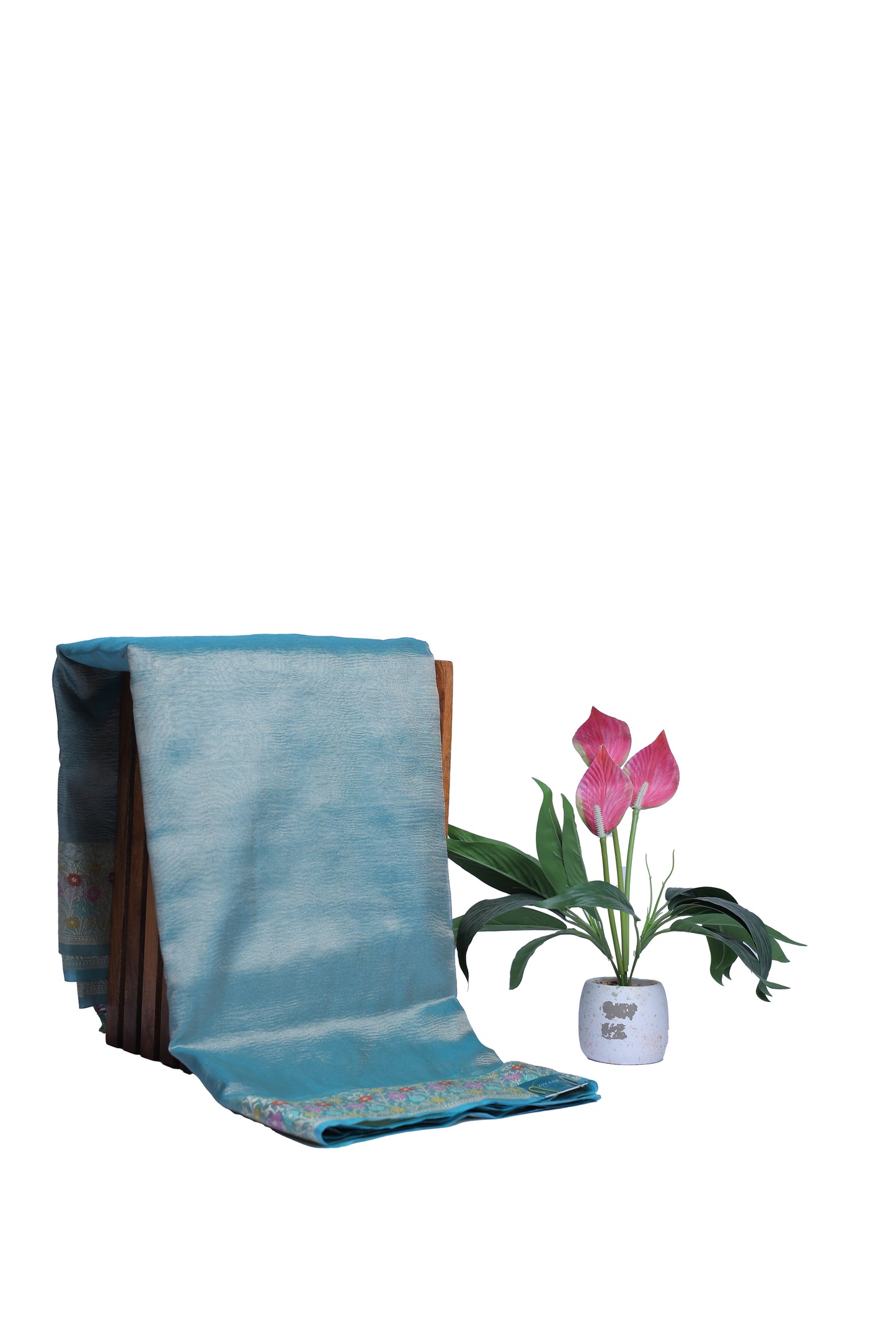 Crush Tissue Saree