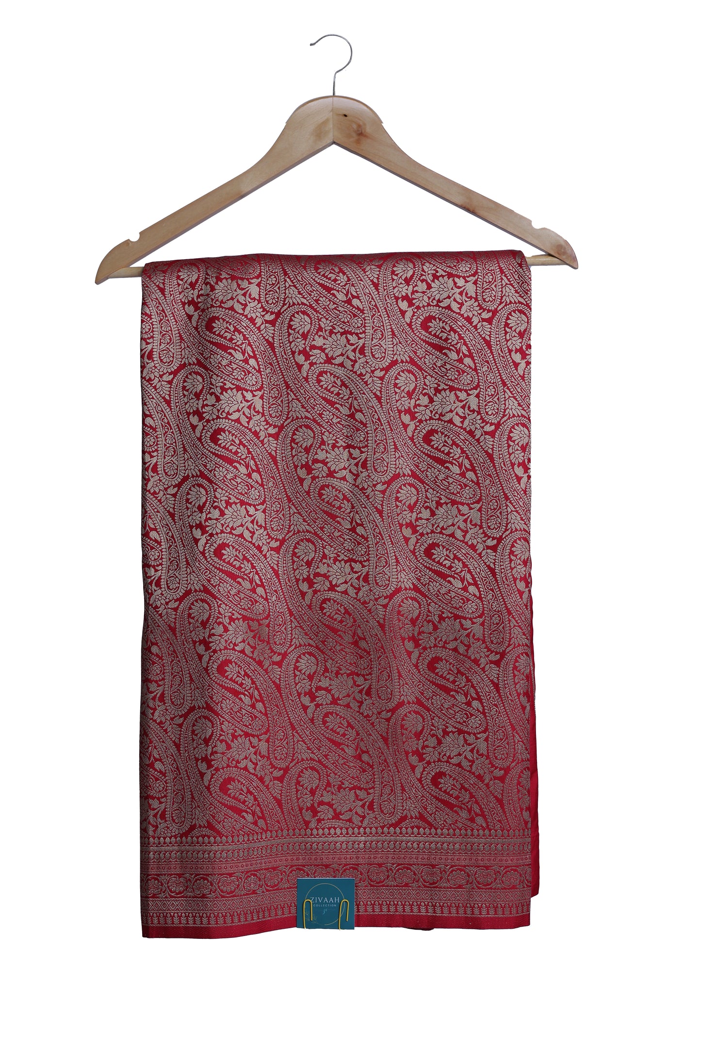 Laal Noor - Handloom brocade Pure Banarasi Katan Silk Saree