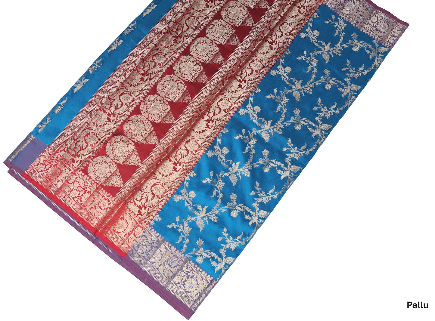 Neel Jaal Katan Silk Saree