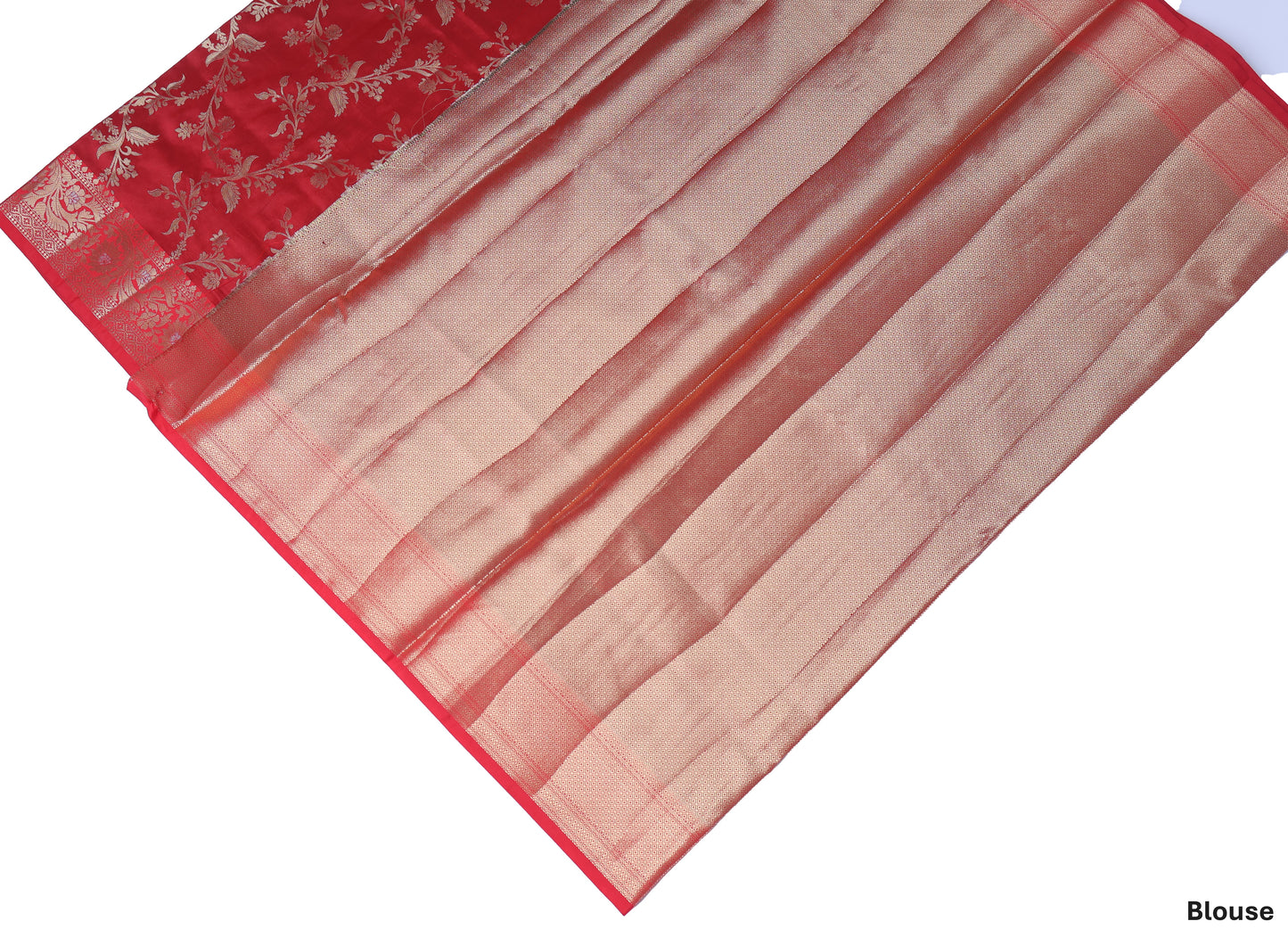 Laal Jaal Katan Silk Saree