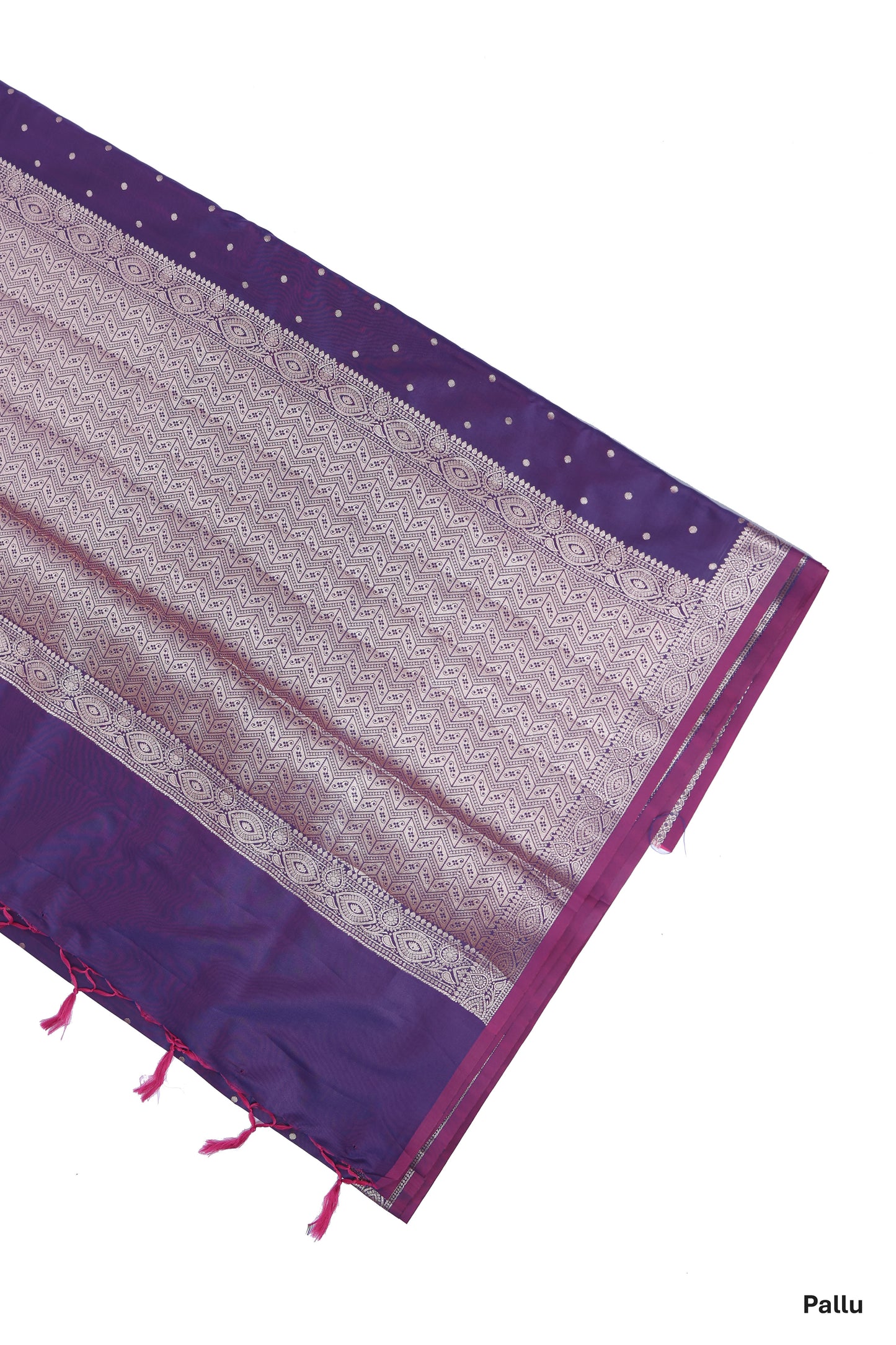 Purple Tara Katan Silk Saree