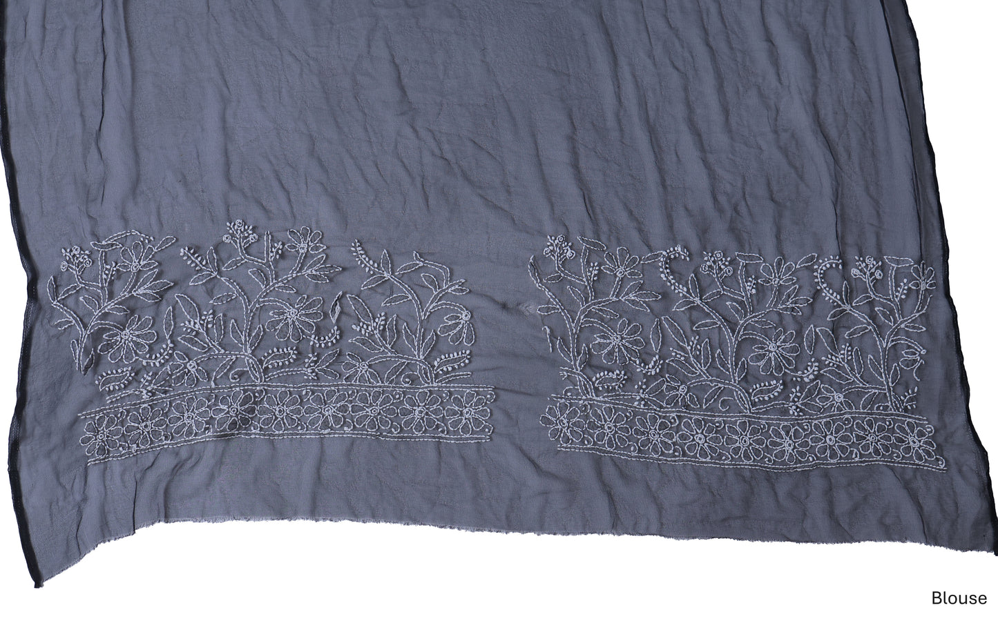 Pure Georgette Chikankari Saree