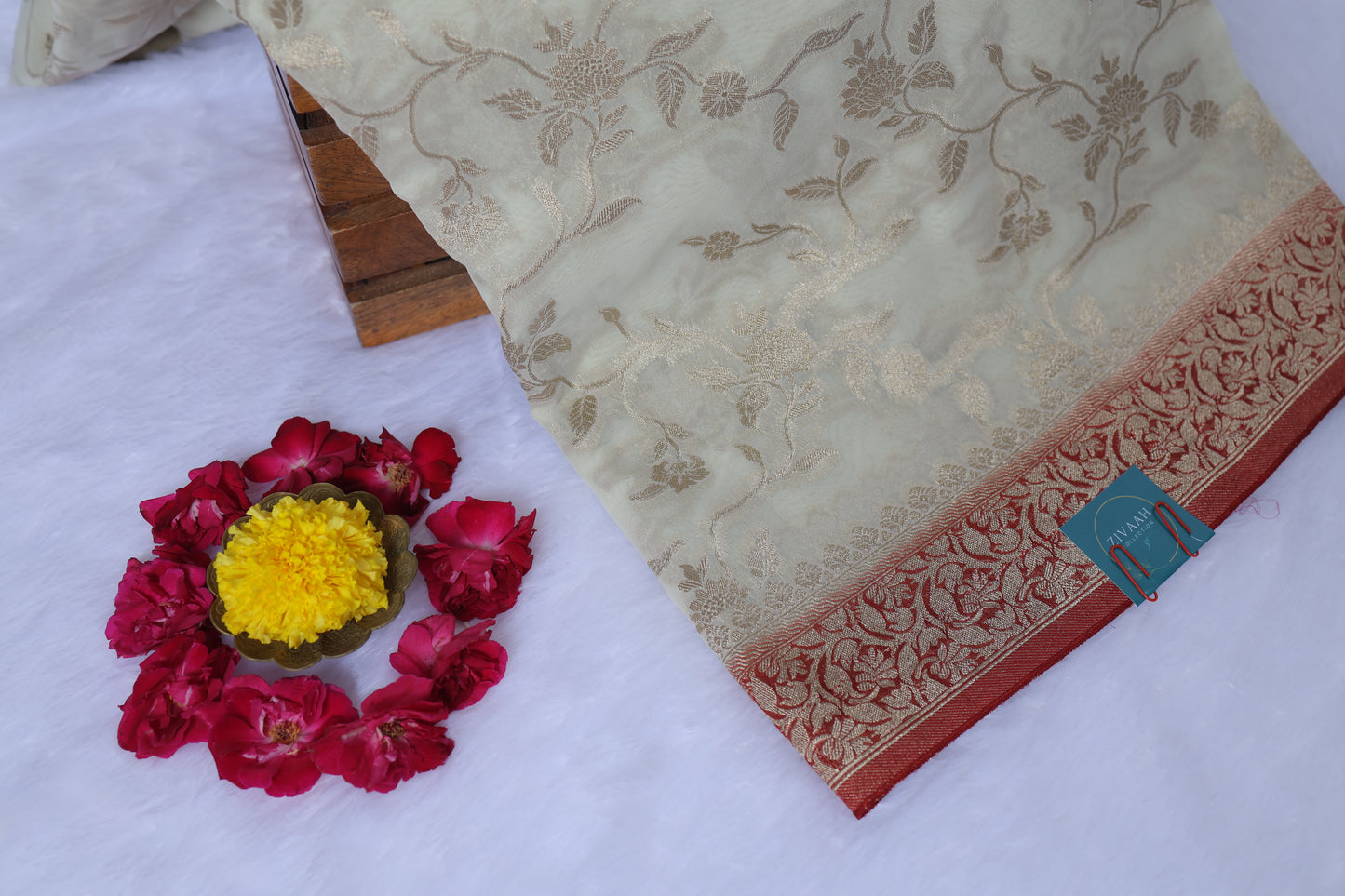 Pure Georgette Banarasi Saree