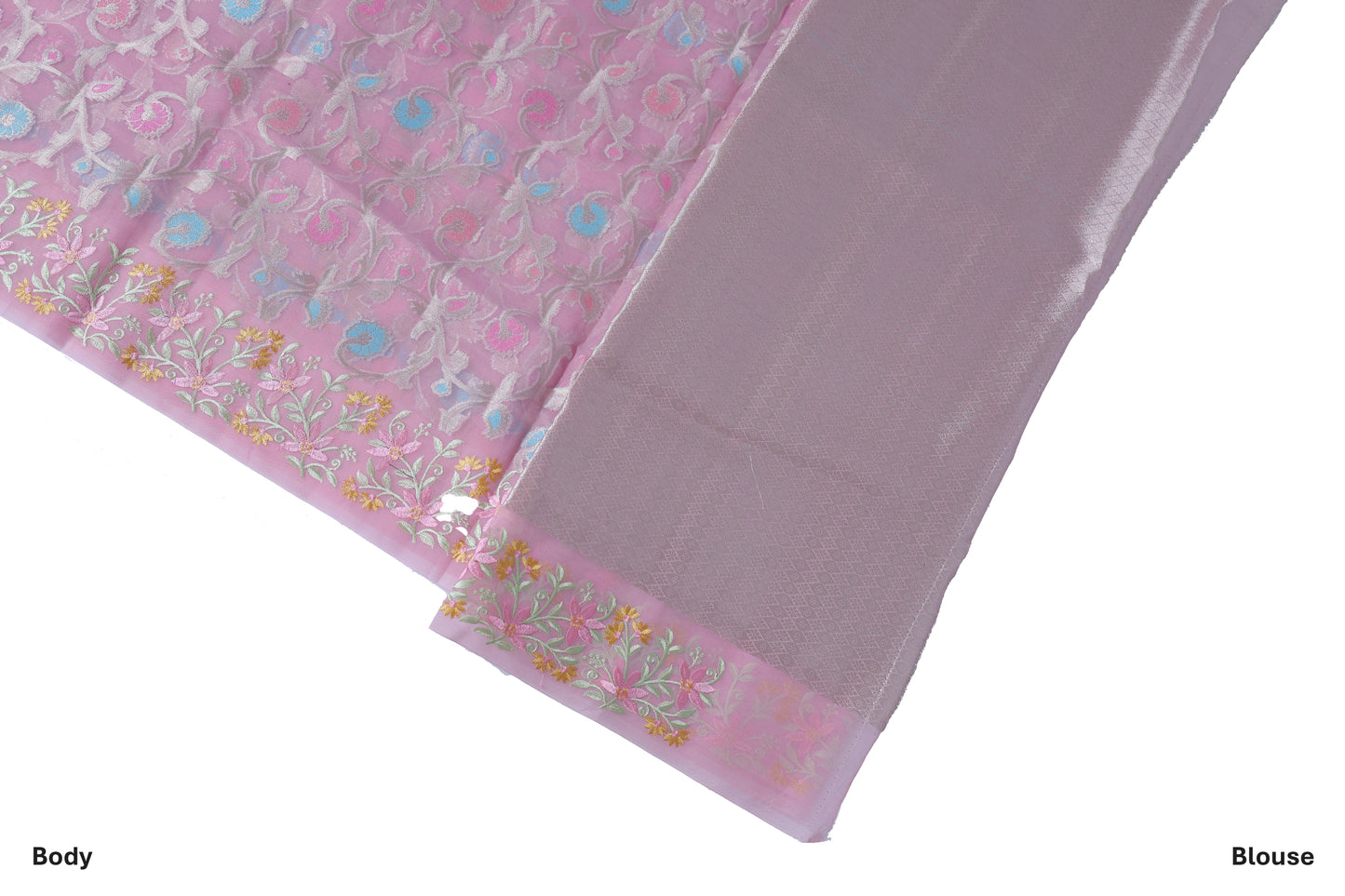 Bamboo Kora Silk Saree