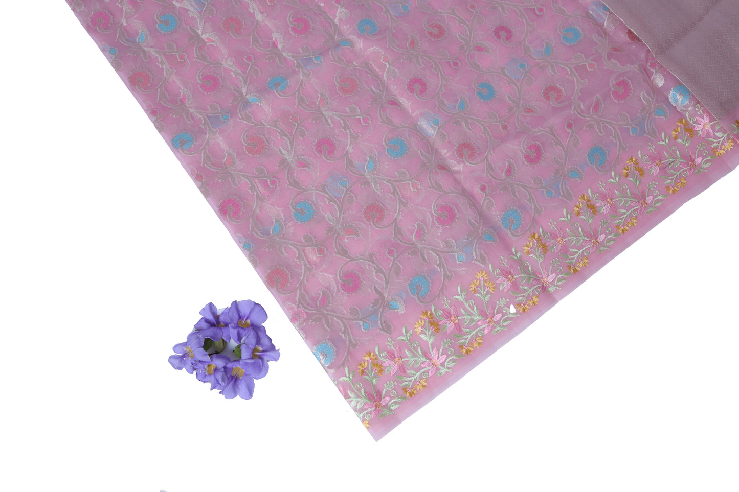 Bamboo Kora Silk Saree