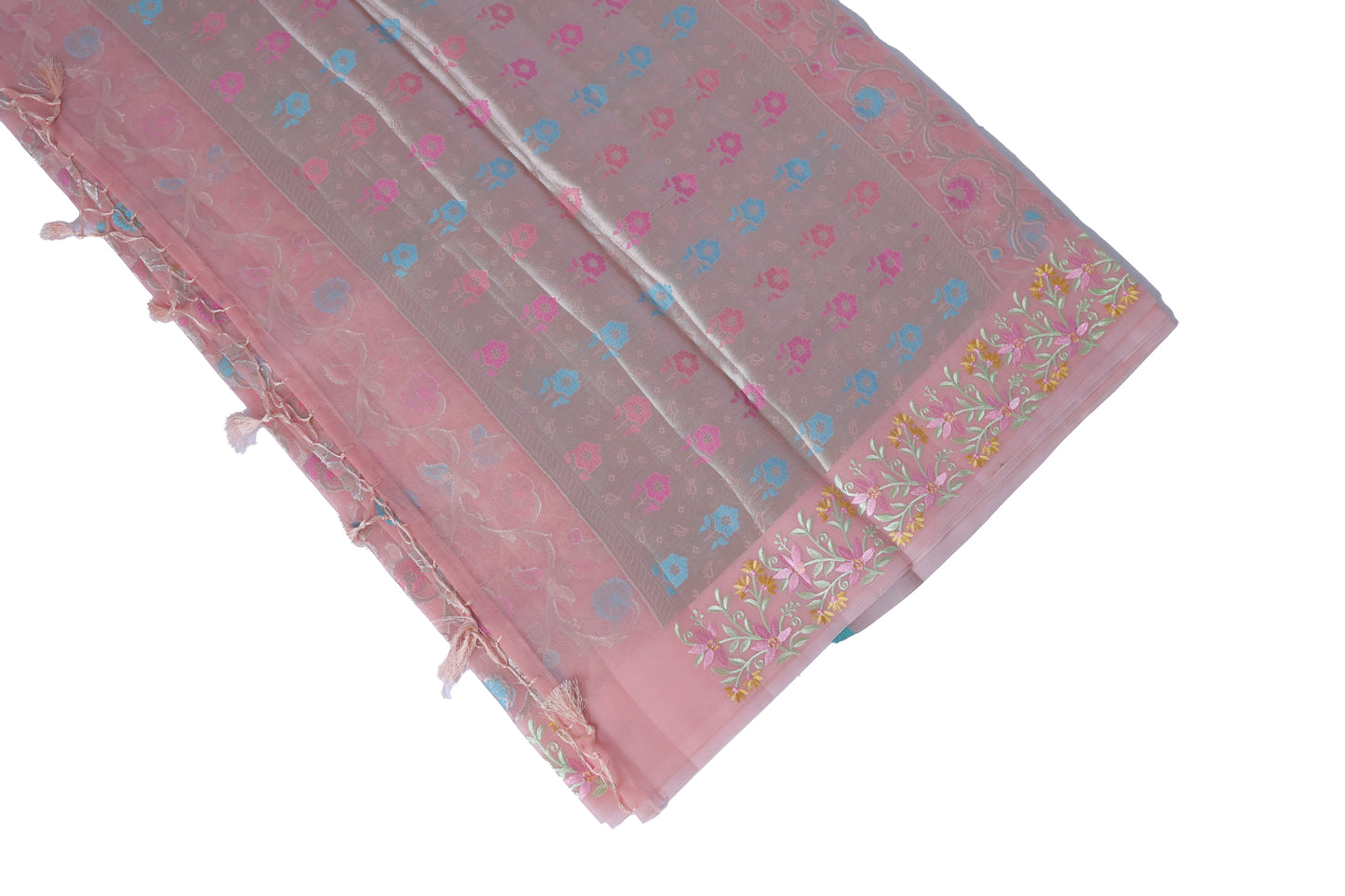 Bamboo Kora Silk Saree