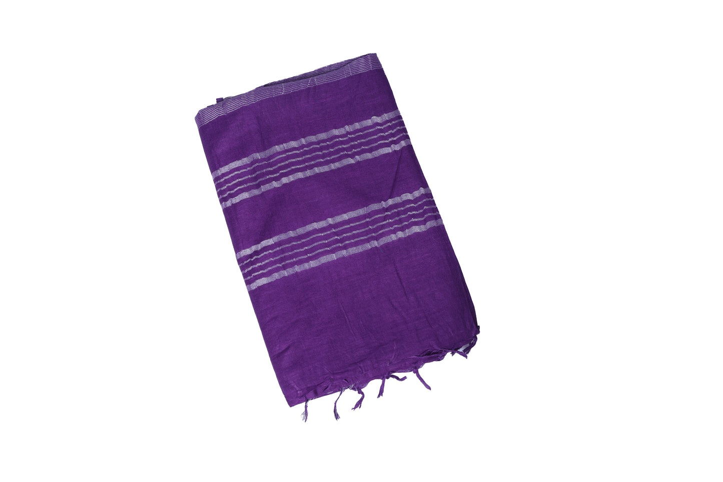 Plain Linen Saree