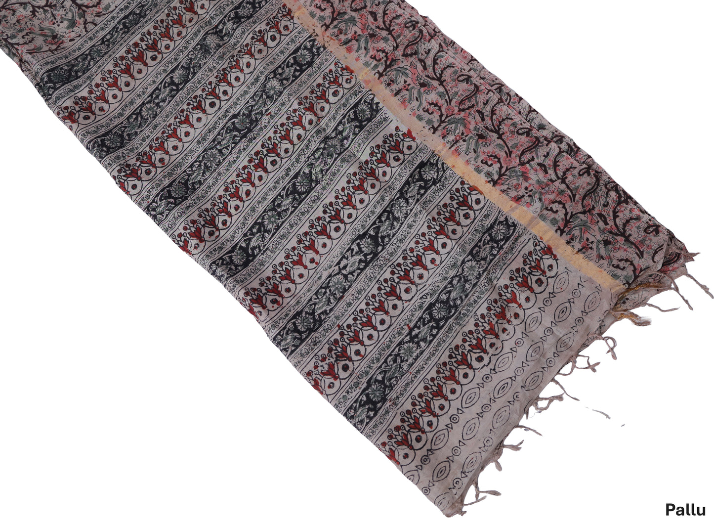 Maheshwari Silk Kalamkari Saree