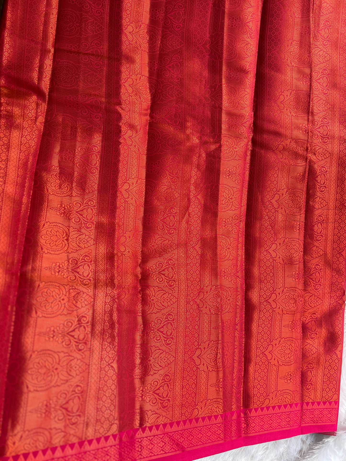 Pista Green Semi Katan Silk Saree