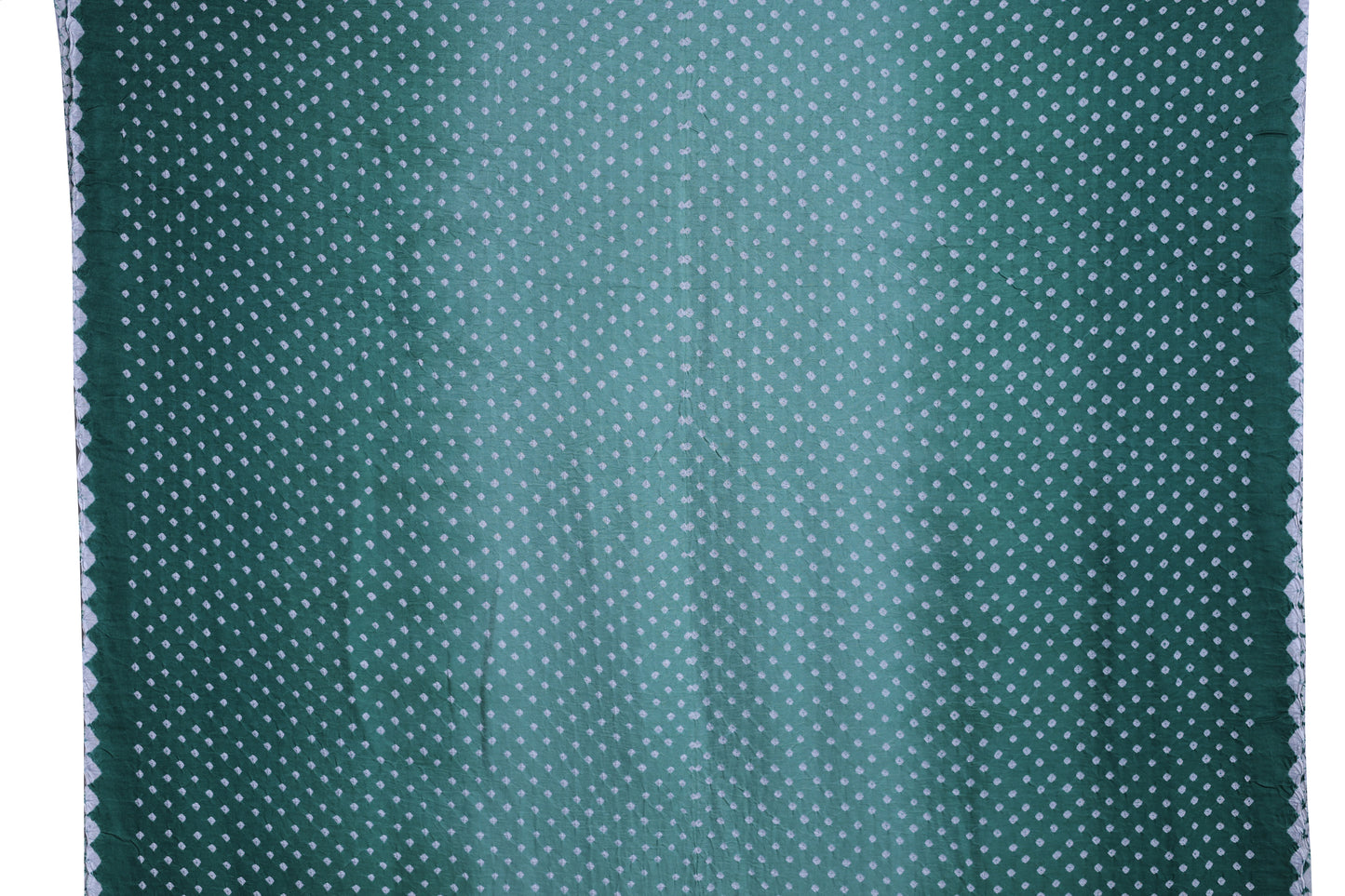 Ombre Green - Pure Gaji Silk Bandhni Saree