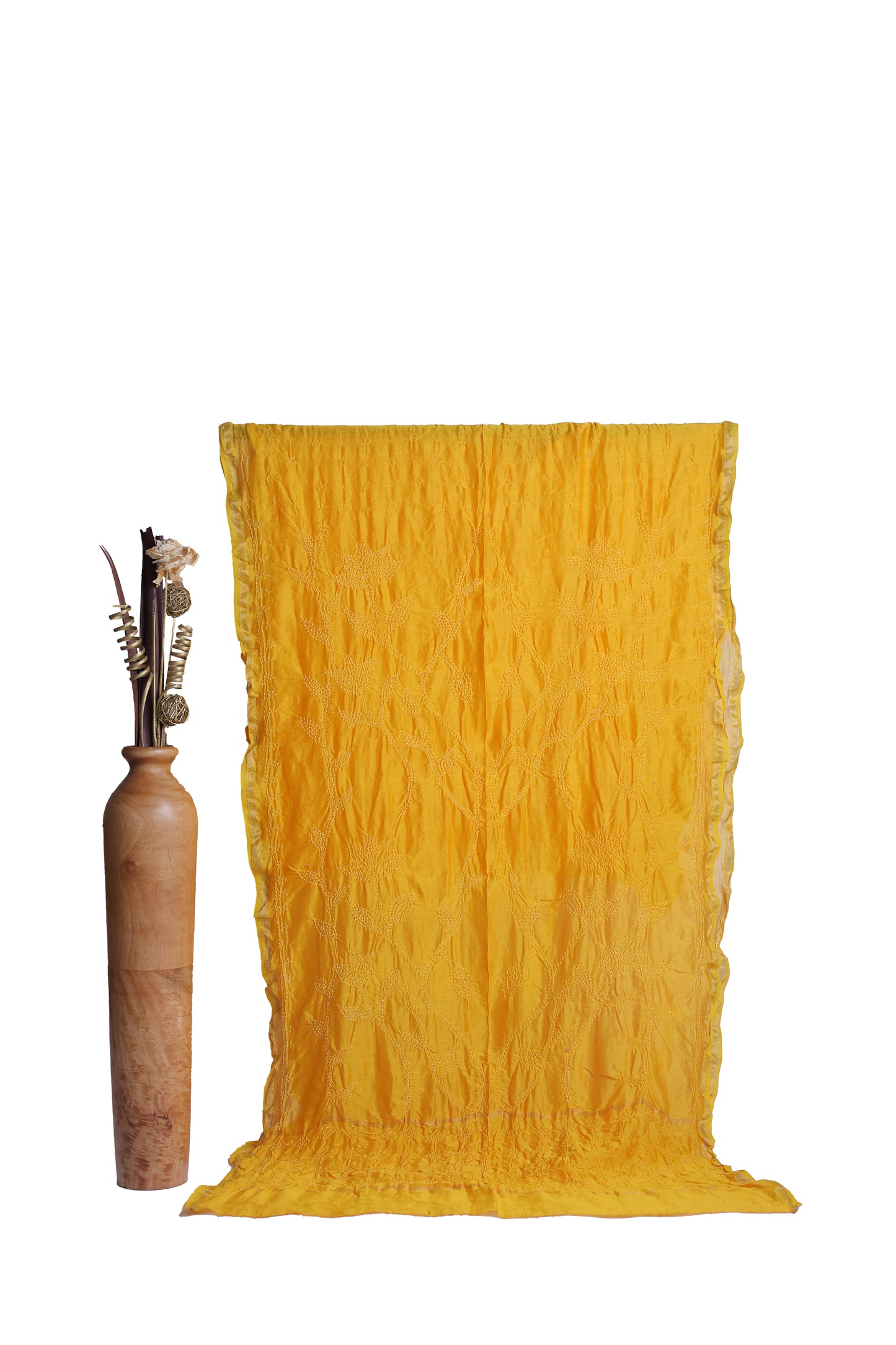 Chanderi Silk Bandhni Saree