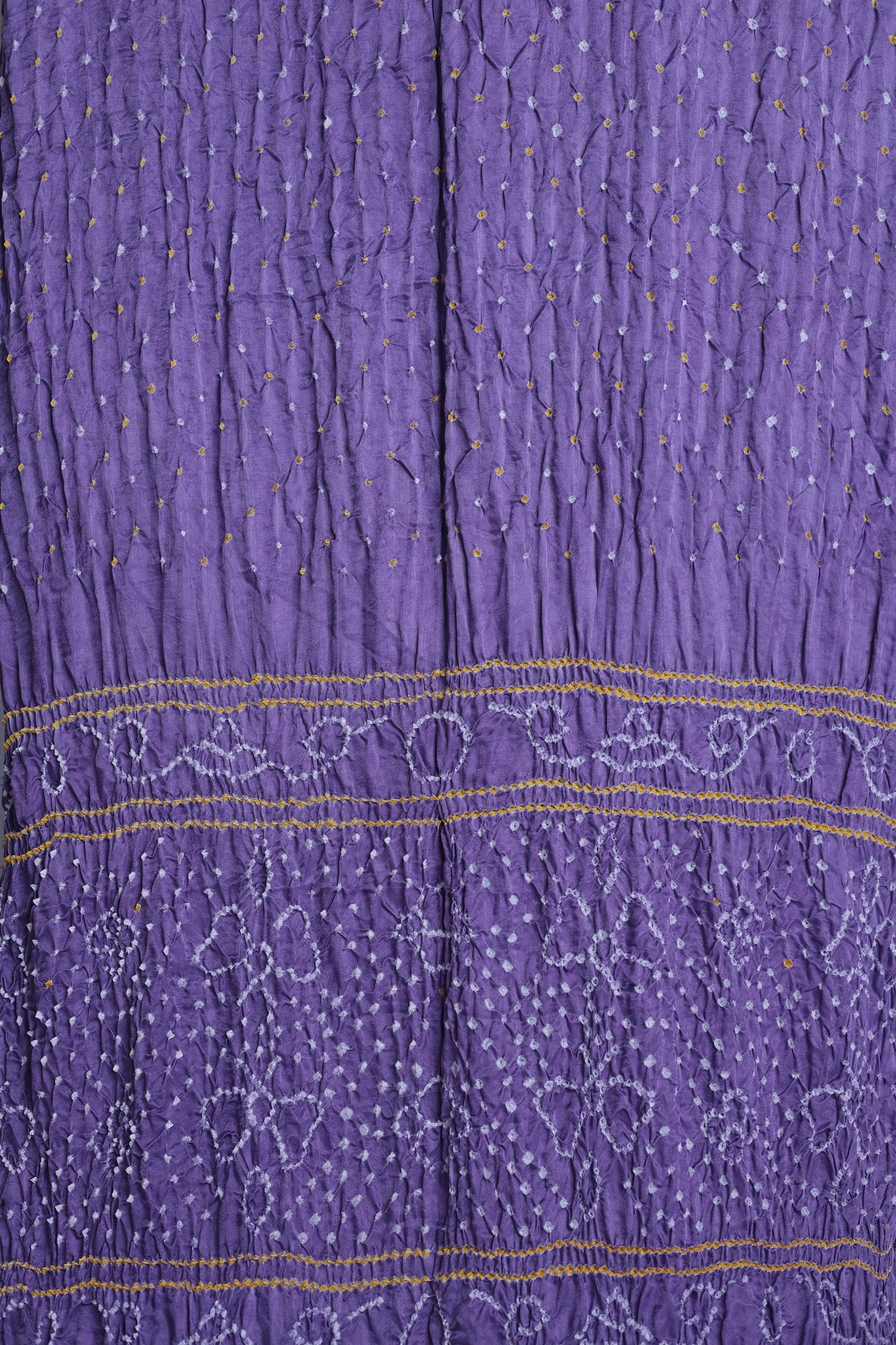 Pure Gaji Silk Bandhni