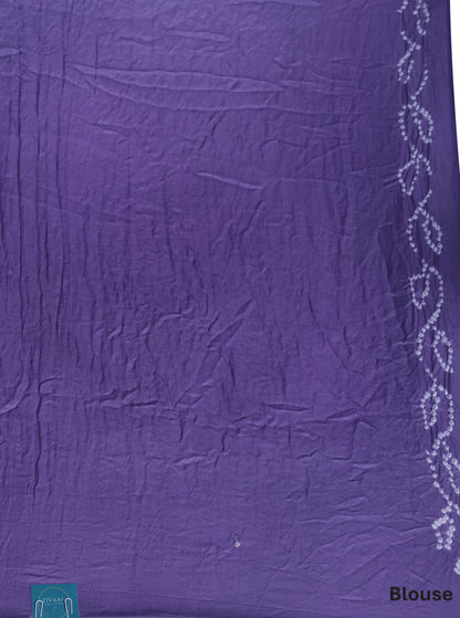 Pure Gaji Silk Bandhni