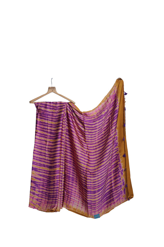 Tie and Dye Modal Silk Saree