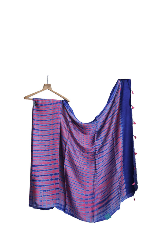 Tide and Dye Modal Silk Saree