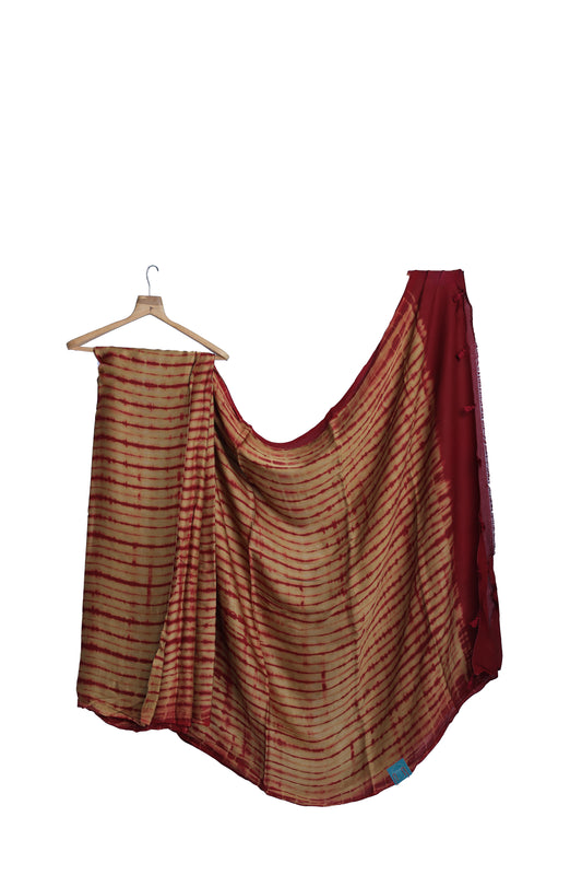 Tie and Dye Modal Silk Saree