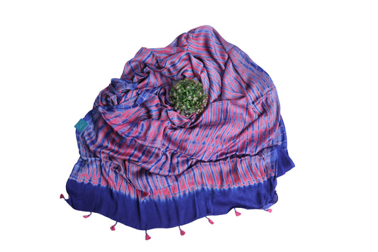 Tide and Dye Modal Silk Saree