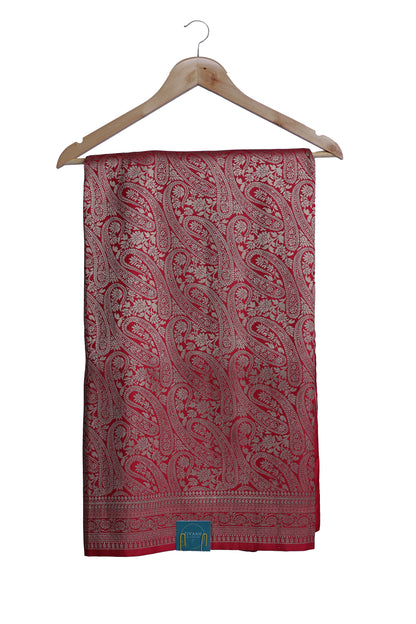 Laal Noor - Handloom brocade Pure Banarasi Katan Silk Saree