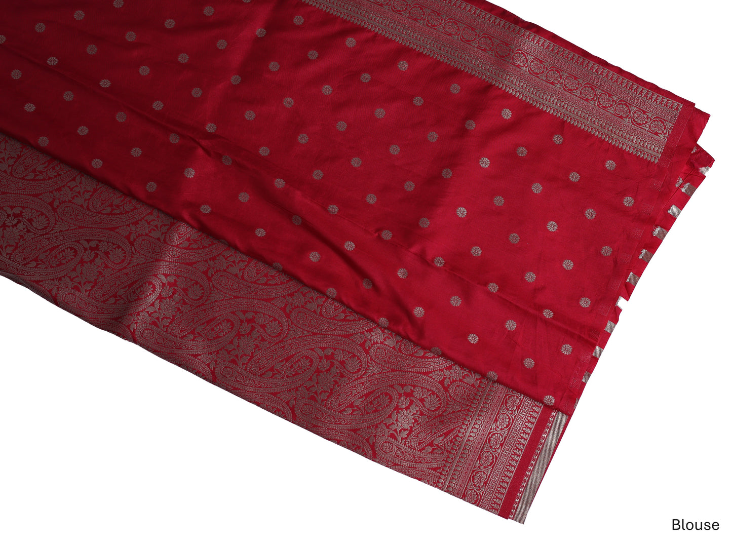 Laal Noor - Handloom brocade Pure Banarasi Katan Silk Saree