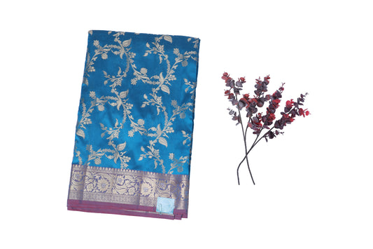 Neel Jaal Katan Silk Saree