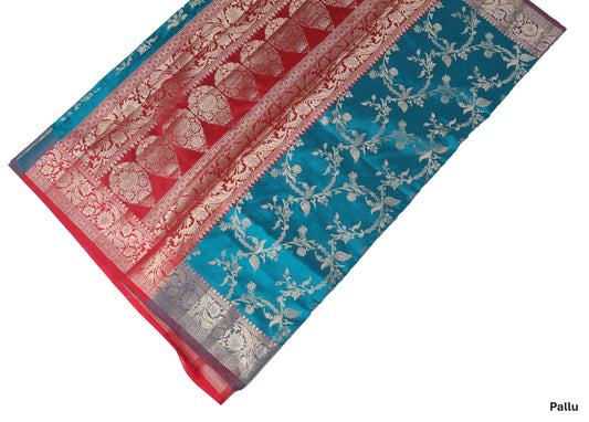 Phiroza Jaal Katan Silk Saree