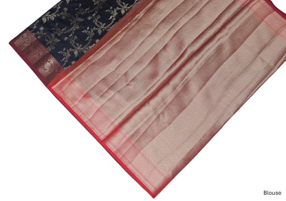 Kala Jaal Katan Silk Saree