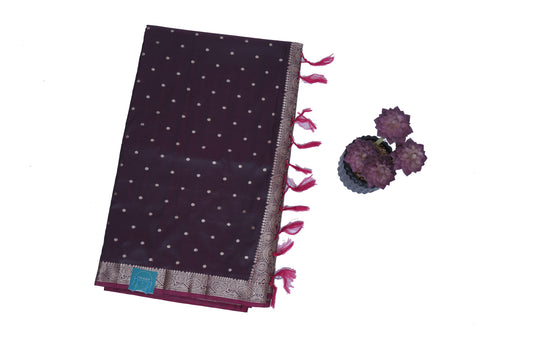 Mocha Royale Katan Silk Saree