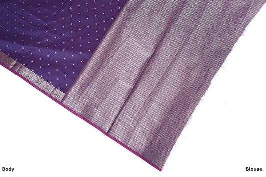 Purple Tara Katan Silk Saree
