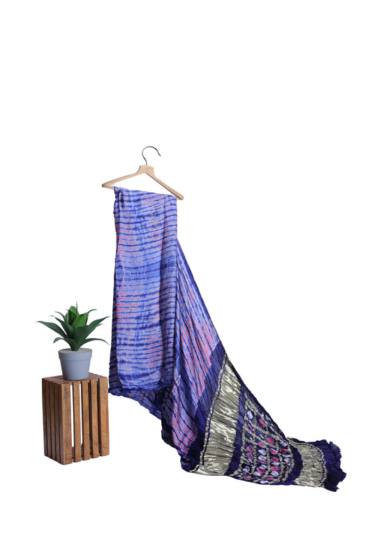 Tie and Dye Modal Silk Saree