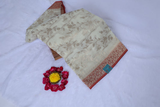 Pure Georgette Banarasi Saree