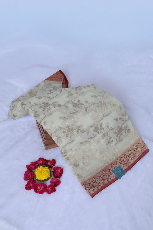 Pure Georgette Banarasi Saree