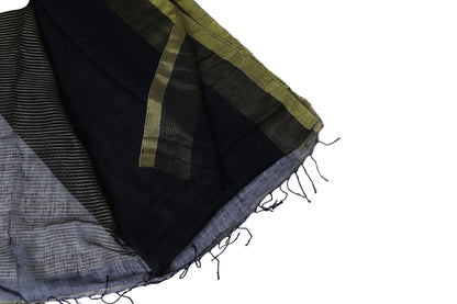 Pure Linen Saree