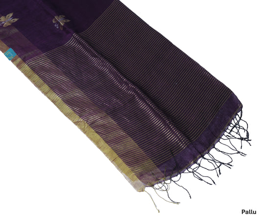 Pure Linen Saree