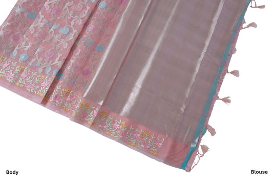Bamboo Kora Silk Saree