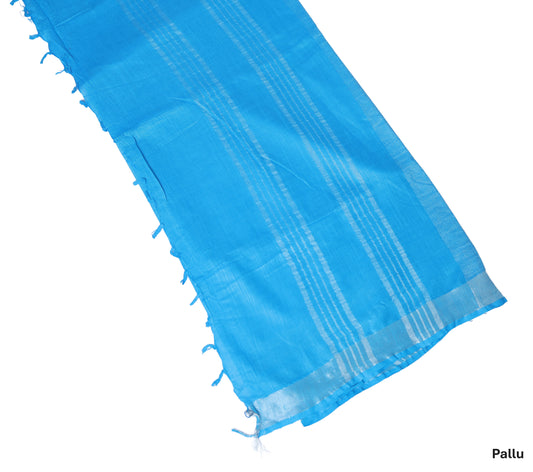 Plain Linen Saree