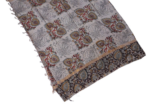 Maheshwari Silk Kalamkari Saree