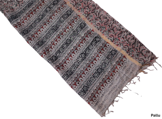 Maheshwari Silk Kalamkari Saree
