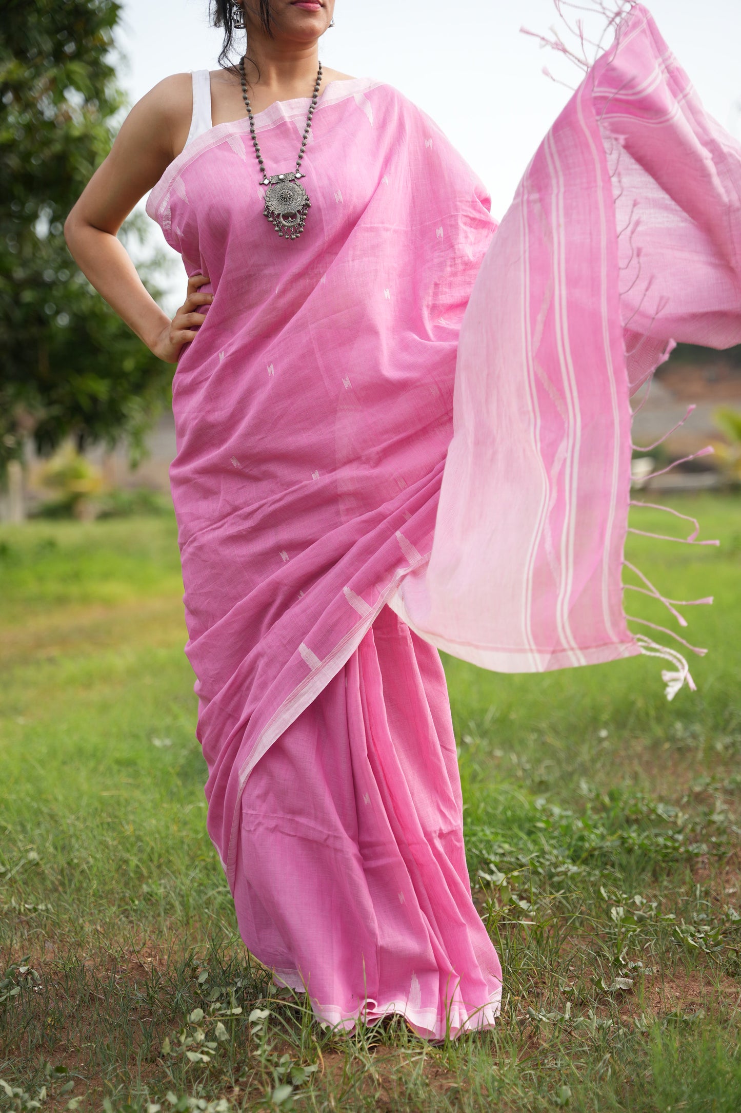 Pure Cotton Handloom Saree