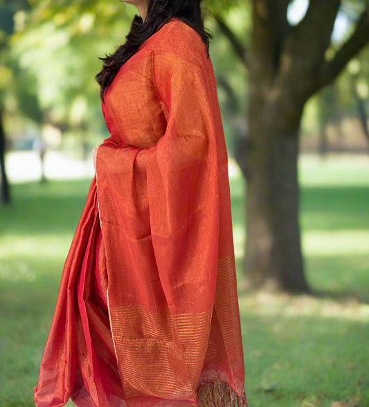 Tissue Saree