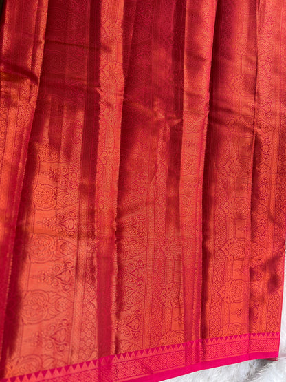 Pista Green Semi Katan Silk Saree